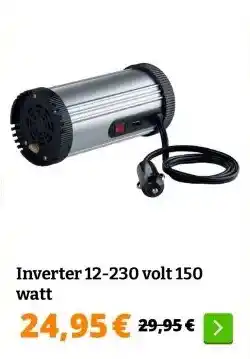 Obelink Inverter 12-230 volt 150 watt aanbieding