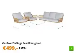 Obelink Outdoor Feelings Pearl loungeset aanbieding