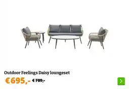 Obelink Outdoor Feelings Daisy loungeset aanbieding
