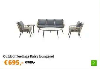 Obelink Outdoor Feelings Daisy loungeset aanbieding