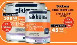 De voordeelmarkt Sikkens Rubbol Rezisto Satin aanbieding