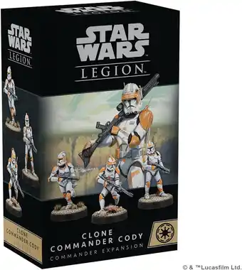 Amazon Star Wars Legion Clone commander Cody aanbieding