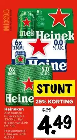 Vomar Voordeelmarkt Heineken aanbieding