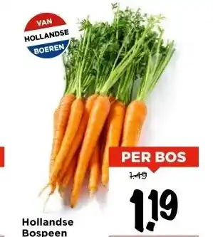 Vomar Voordeelmarkt Hollandse Bospeen aanbieding