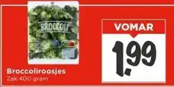 Vomar Voordeelmarkt Broccoliroosjes aanbieding