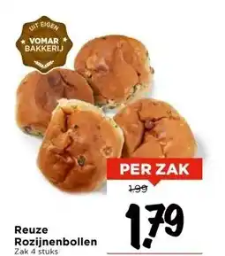 Vomar Voordeelmarkt Reuze Rozijnenbollen aanbieding