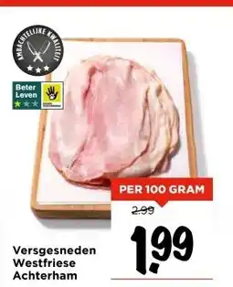 Vomar Voordeelmarkt Versgesneden Westfriese Achterham aanbieding