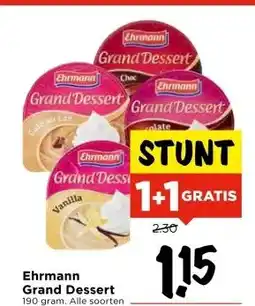 Vomar Voordeelmarkt Ehrmann Grand Dessert aanbieding
