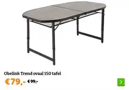 Obelink Obelink Trend ovaal 150 tafel aanbieding