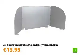 Obelink Bo-Camp universeel stalen kookwindscherm aanbieding