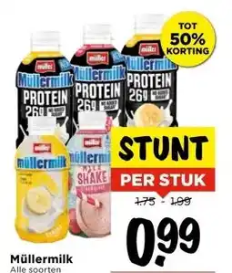 Vomar Voordeelmarkt Müllermilk aanbieding
