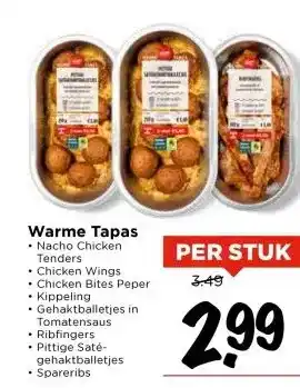 Vomar Voordeelmarkt Warme Tapas aanbieding