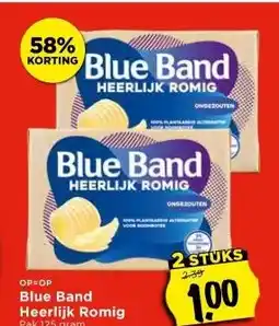 Vomar Voordeelmarkt Blue Band Heerlijk Romig aanbieding