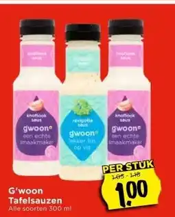 Vomar Voordeelmarkt G'woon Tafelsauzen aanbieding