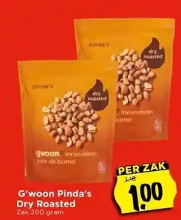 Vomar Voordeelmarkt G'woon Pinda's Dry Roasted aanbieding
