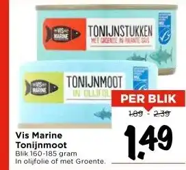 Vomar Voordeelmarkt Vis Marine Tonijnmoot aanbieding