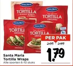 Vomar Voordeelmarkt Santa Maria Tortilla Wraps aanbieding
