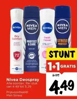 Vomar Voordeelmarkt Nivea Deospray aanbieding