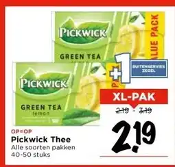 Vomar Voordeelmarkt Pickwick Thee aanbieding