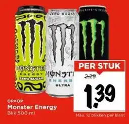 Vomar Voordeelmarkt Monster Energy aanbieding