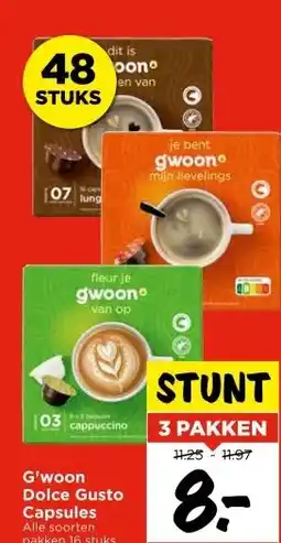 Vomar Voordeelmarkt G'woon Dolce Gusto Capsules aanbieding