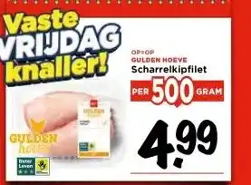 Vomar Voordeelmarkt GULDEN HOEVE Scharrelkipfilet aanbieding
