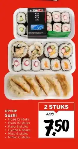 Vomar Voordeelmarkt Sushi aanbieding