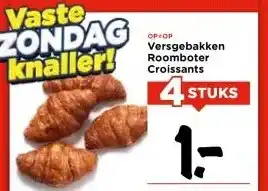 Vomar Voordeelmarkt Versgebakken Roomboter Croissants aanbieding