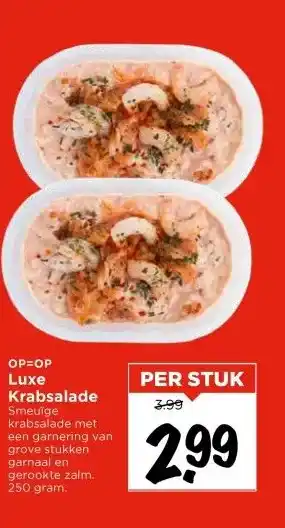 Vomar Voordeelmarkt Luxe Krabsalade aanbieding