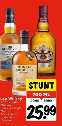 Vomar Voordeelmarkt Luxe Whisky aanbieding