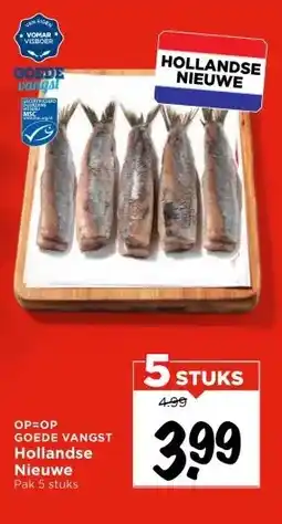 Vomar Voordeelmarkt GOEDE VANGST Hollandse Nieuwe aanbieding