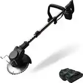 Praxis Kantenmaaier - Grastrimmer - Bosmaaier - Incl. 2 Accu's En Lader - 21v - Zwart aanbieding