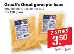 Coop Graaffs Goud geraspte kaas aanbieding