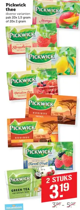 Coop Pickwick thee aanbieding