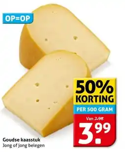 Hoogvliet Goudse kaasstuk aanbieding