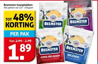 Hoogvliet Beemster kaasplakken aanbieding