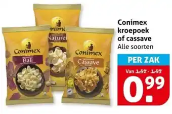 Hoogvliet Conimex kroepoek of cassave aanbieding