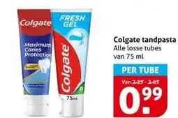 Hoogvliet Colgate tandpasta aanbieding