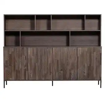 Trendhopper Wandkast Gravure New Essen Espresso aanbieding