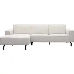 Trendhopper Hoekbank Vik Nero Lightgrey Links aanbieding