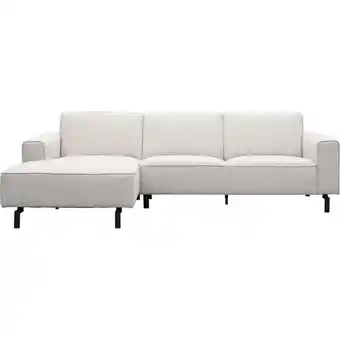 Trendhopper Hoekbank Vik Nero Lightgrey Links aanbieding