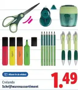 Lidl Schrijfwarenassortiment aanbieding