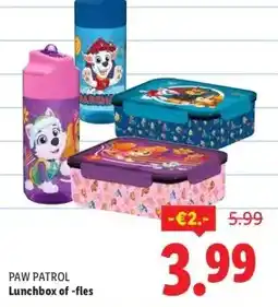 Lidl Lunchbox of -fles aanbieding