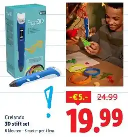 Lidl 3D stift set aanbieding