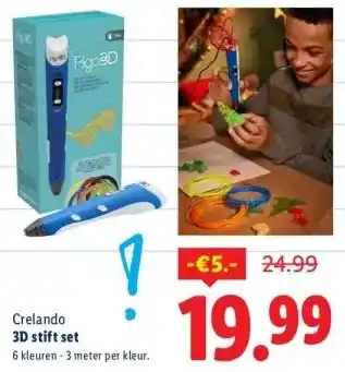Lidl 3D stift set aanbieding