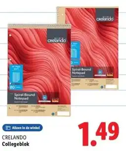 Lidl Collegeblok aanbieding