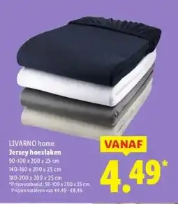 Lidl Jersey hoeslaken aanbieding