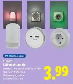 Lidl LED-nachtlampje aanbieding