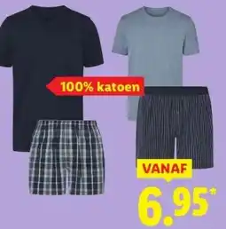Lidl Korte herenpyjama aanbieding