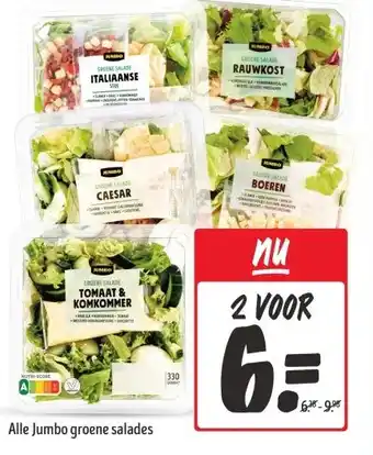 Jumbo Alle Jumbo groene salades aanbieding